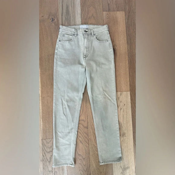 Everlane The Way High Jean Sage Green Size 27 Short - Picture 2 of 9